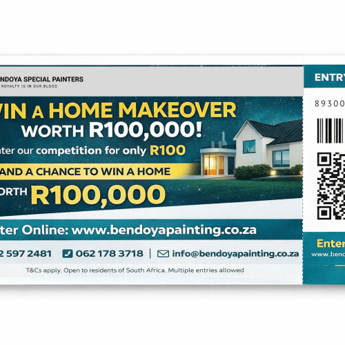 Bendoya Home Makeover Competition Ticket