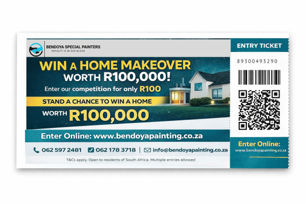 Bendoya Home Makeover Competition Ticket